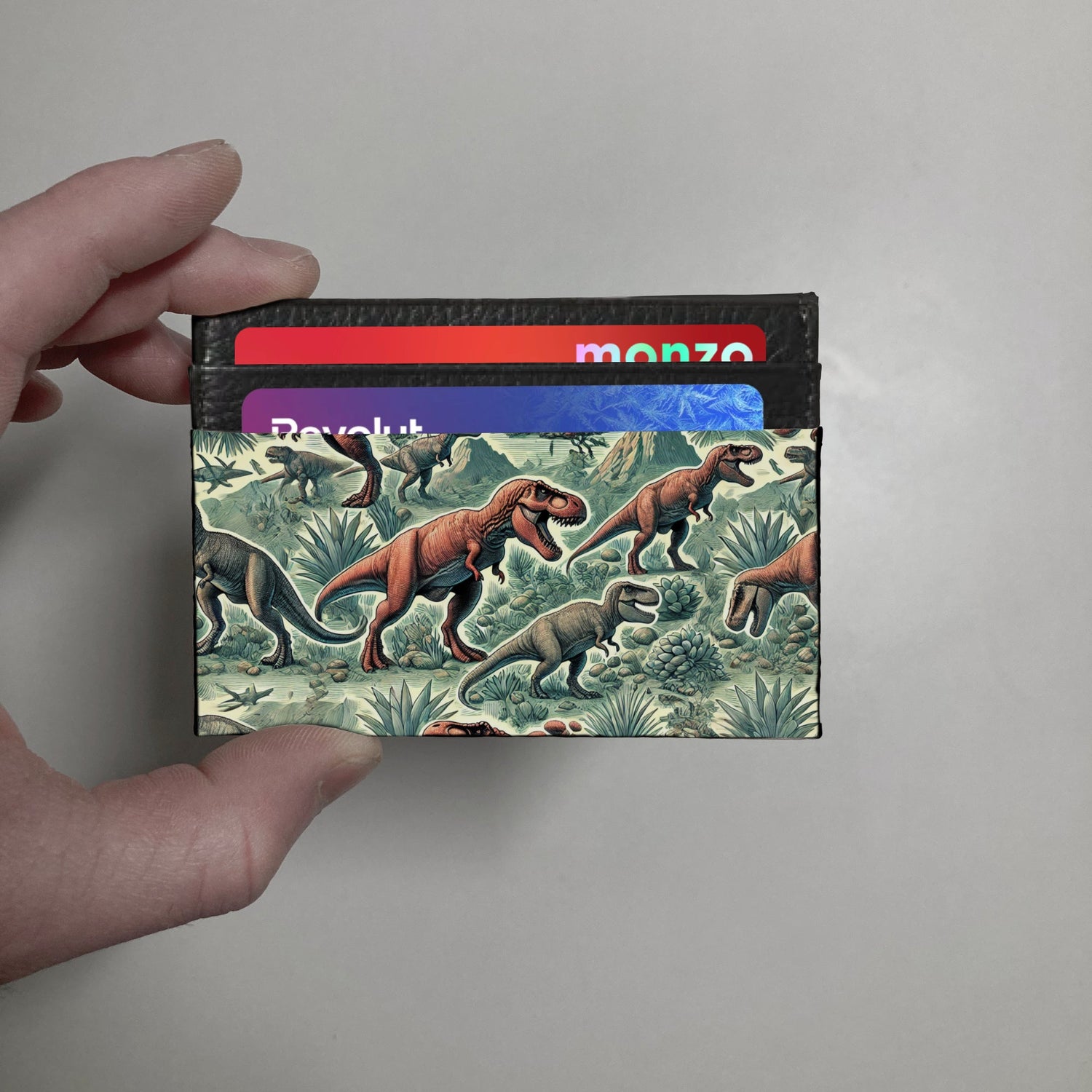 Kids printed leather wallet