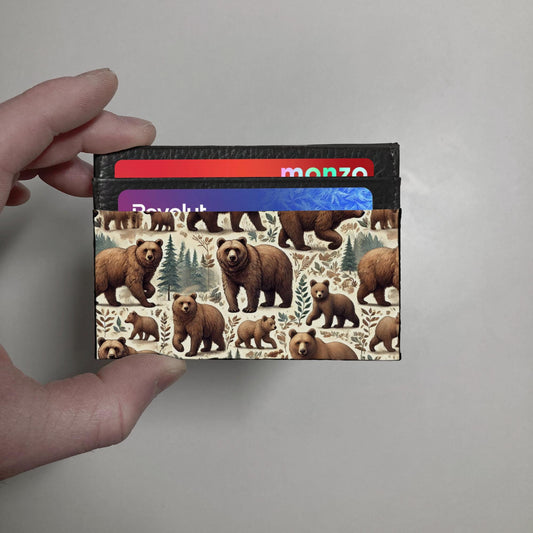 Bear Print Wallet