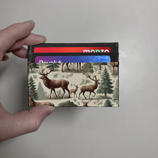 Stag print Wallet