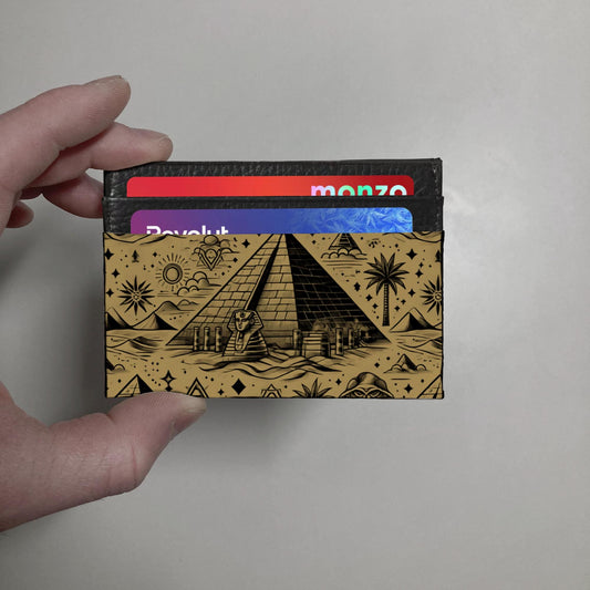 Pyramids print Wallet