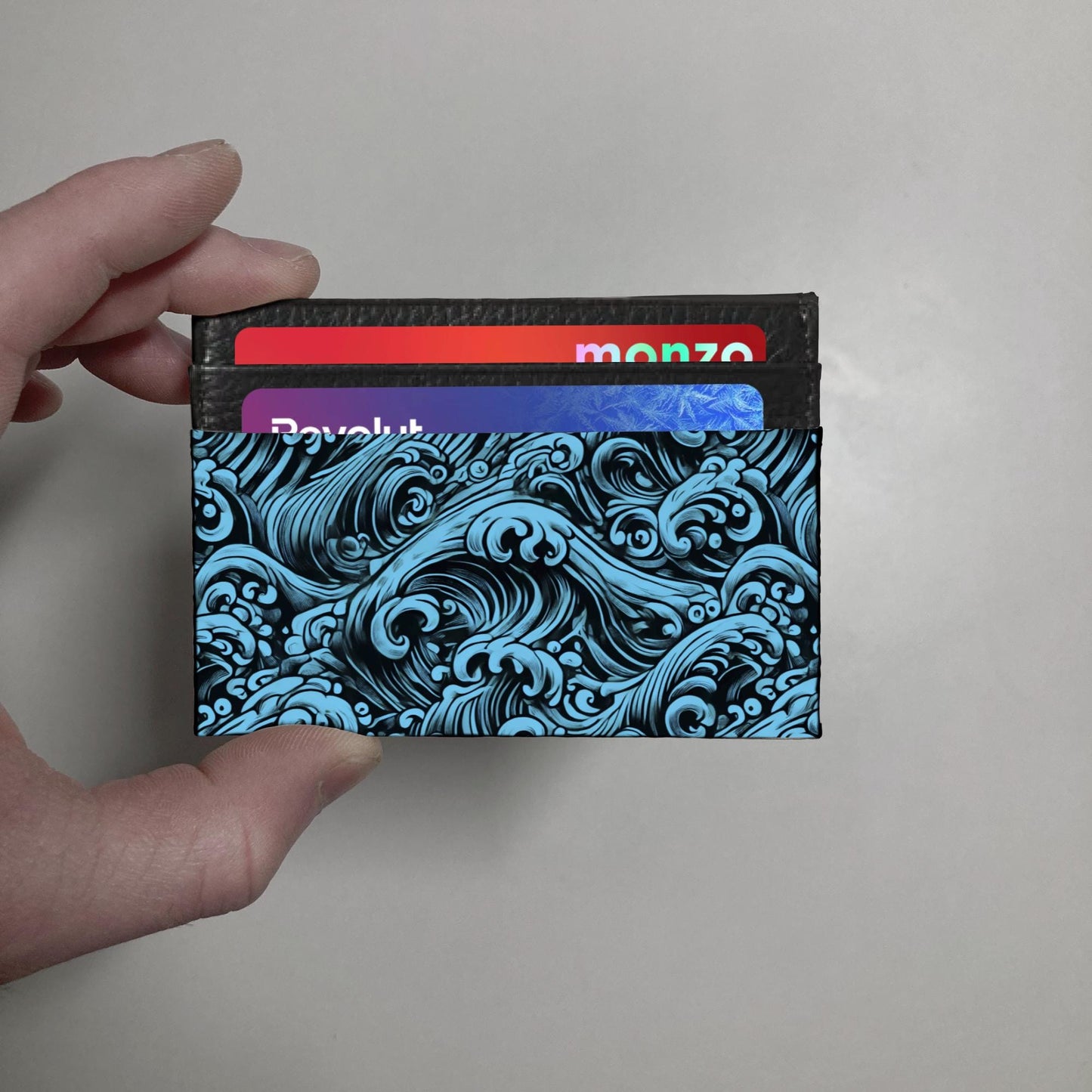 Waves print Wallet