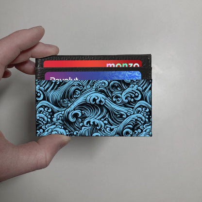 Waves print Wallet