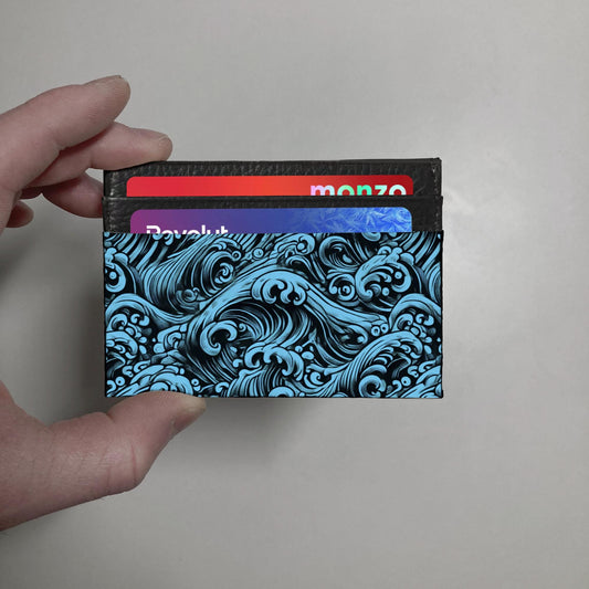 Waves print Wallet