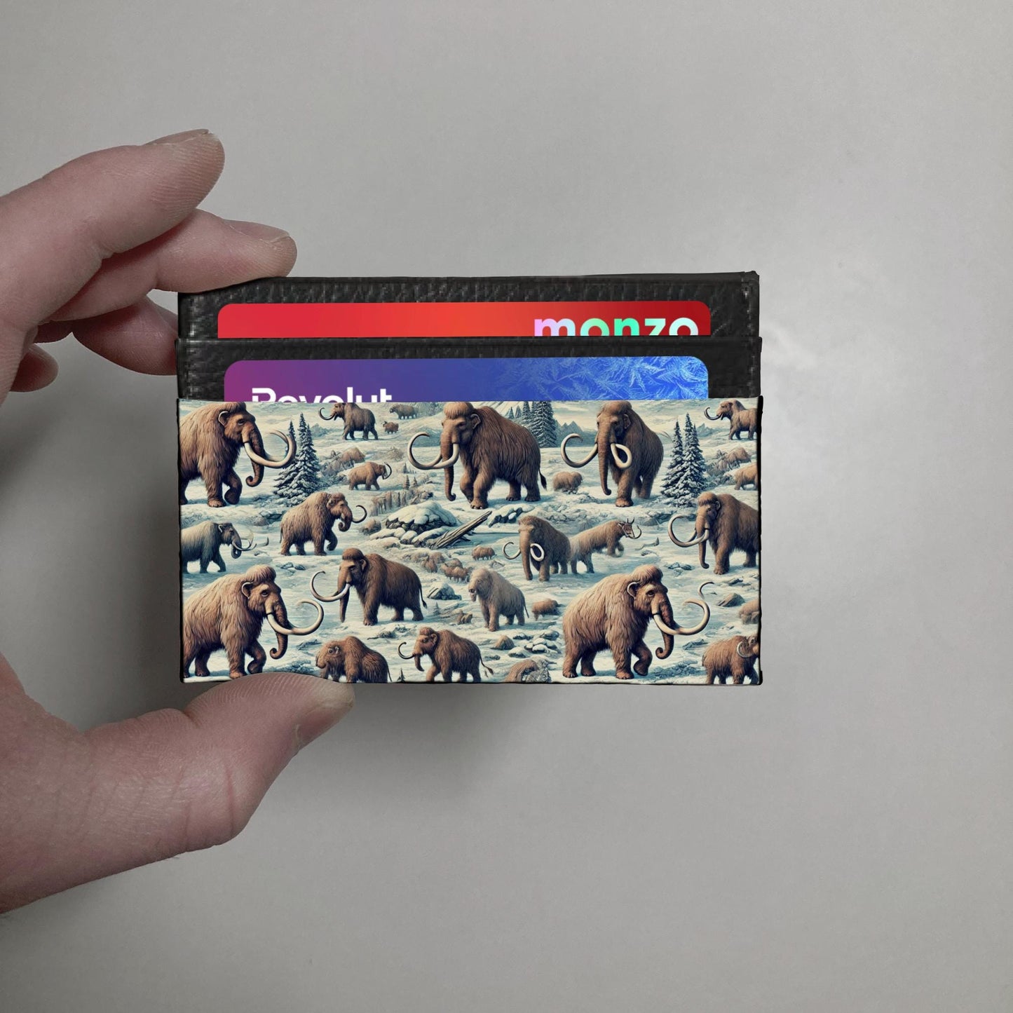 Woolly Mammoth print Wallet
