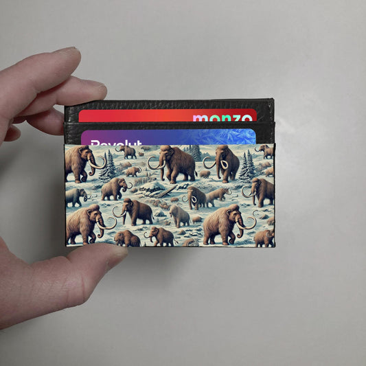 Woolly Mammoth print Wallet