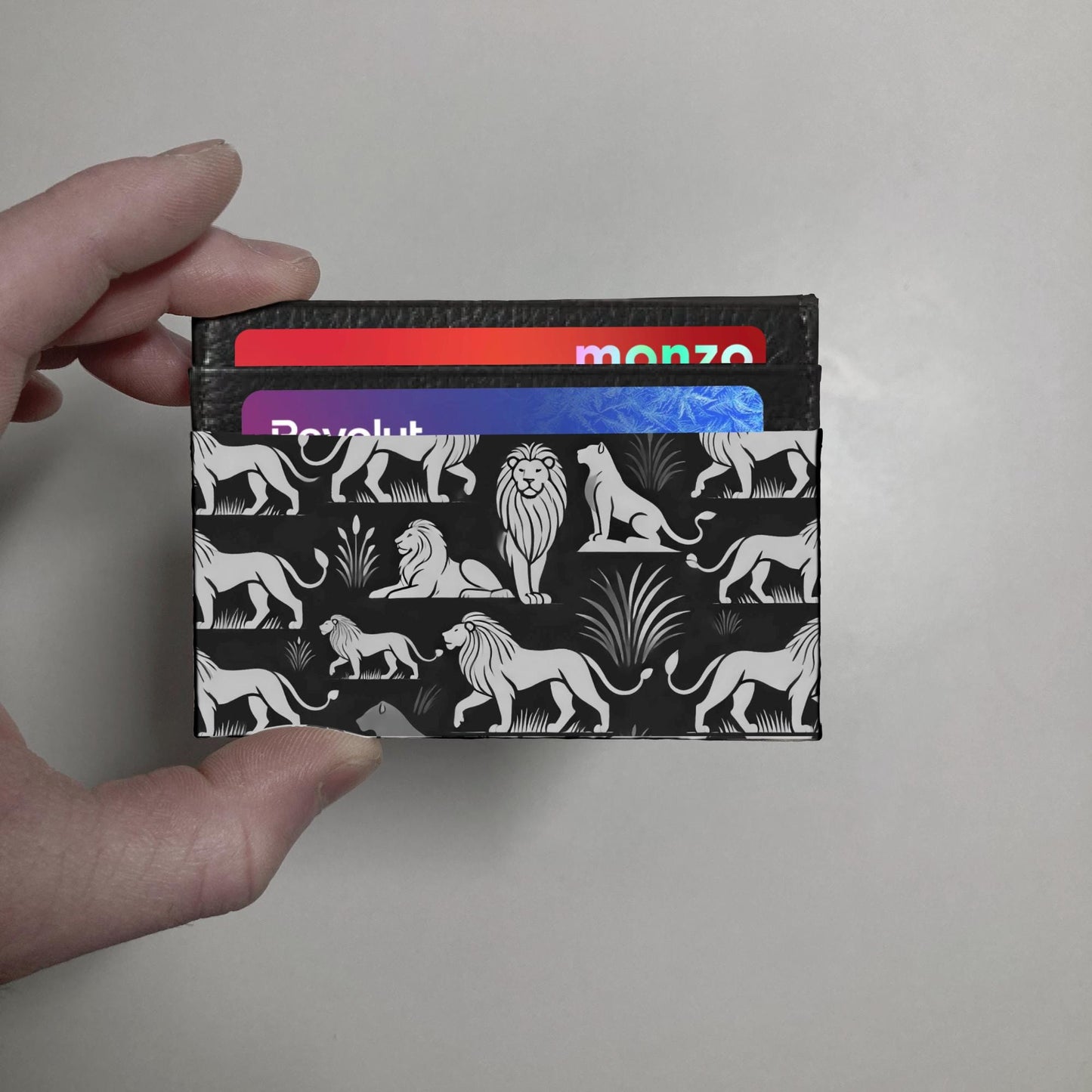 Lion print Wallet