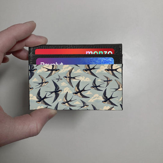 Swallows print Wallet