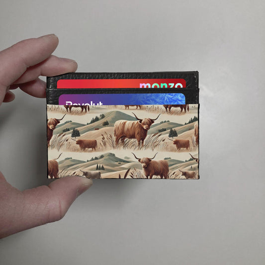 Highland Cow print Wallet