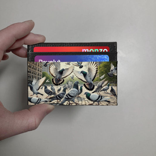 Pigeon print Wallet