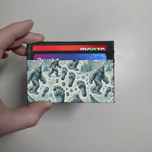 Yetti print slim wallet