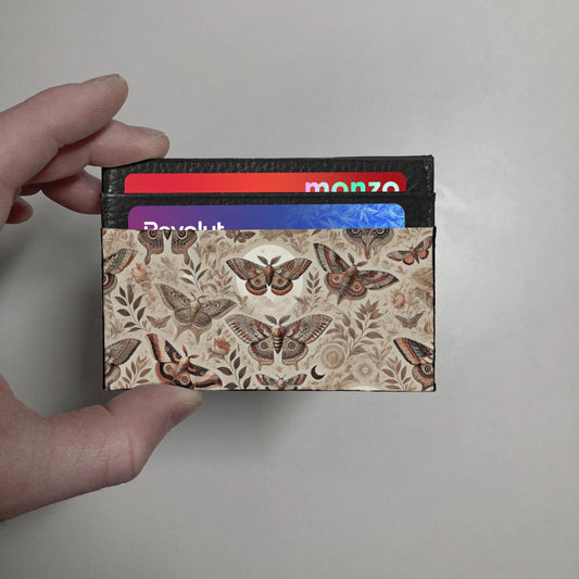 Patterned Moth print Wallet