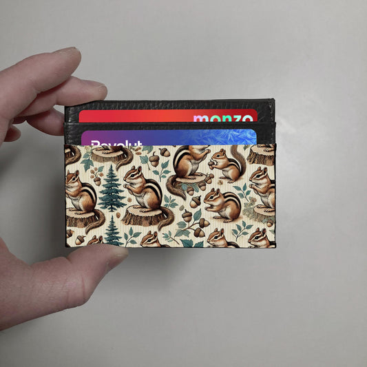 Chipmunk print Wallet