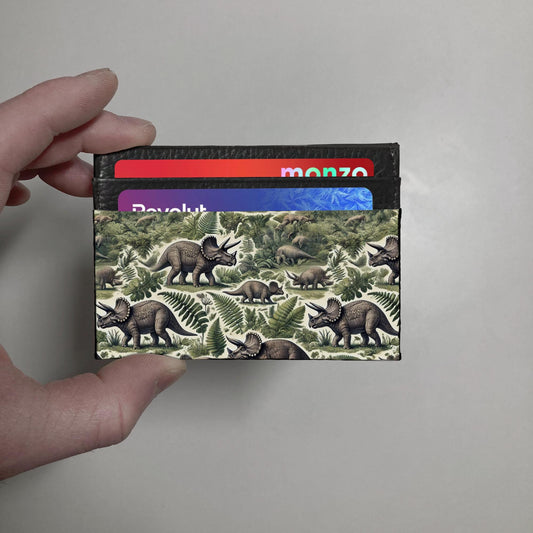 Triceratops print Wallet